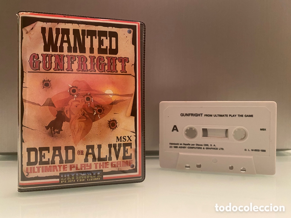 Videojuegos y consolas: MSX - Gunfright (ULTIMATE) - Tested & working fine - Foto 1