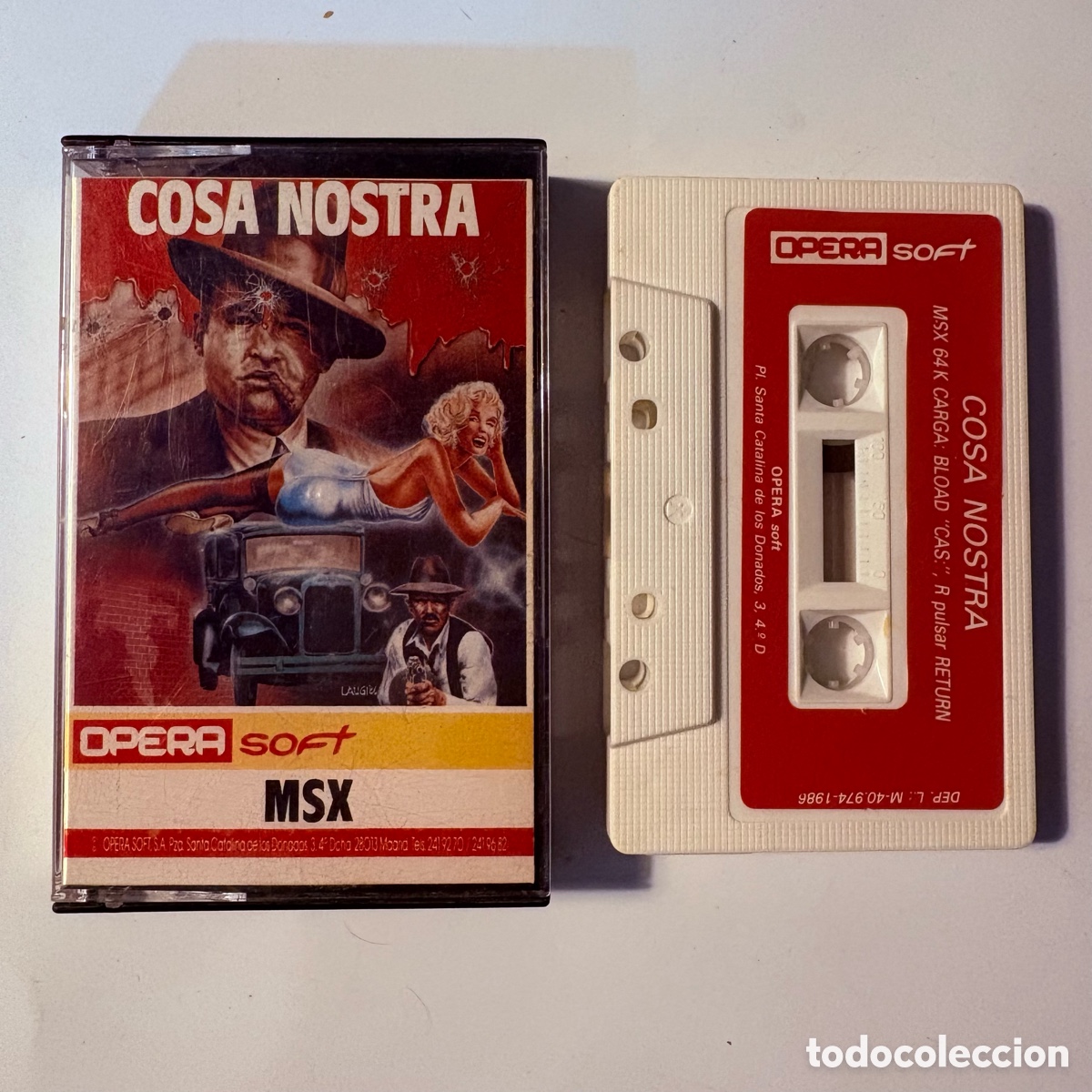 Videojuegos y Consolas: juego de ordenador msx cosa nostra