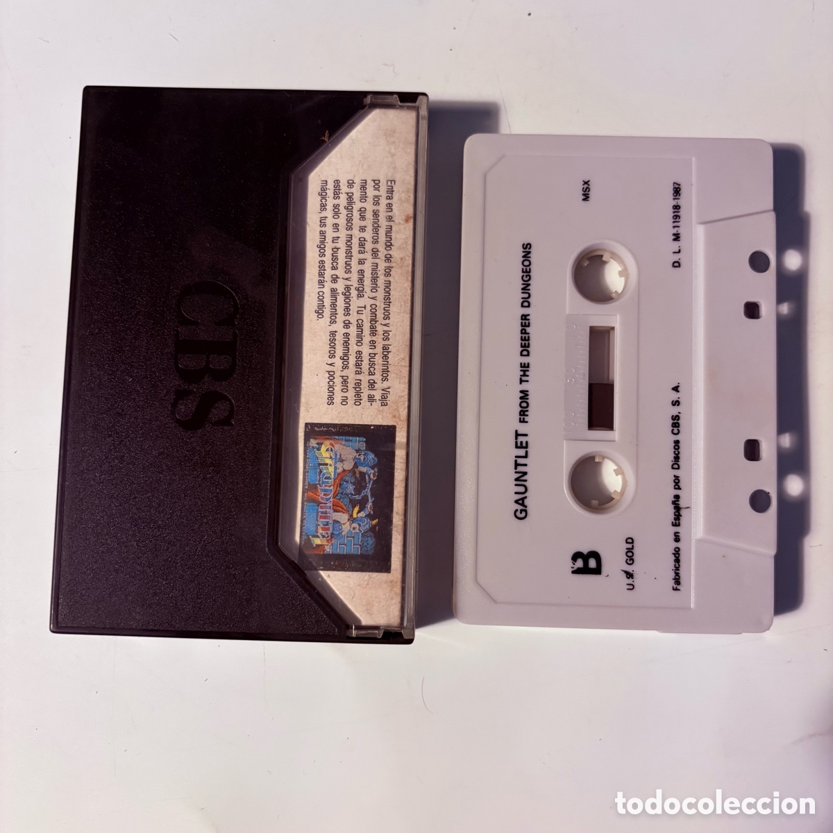 Videojuegos y consolas: juego de ordenador msx gauntlet - Foto 2