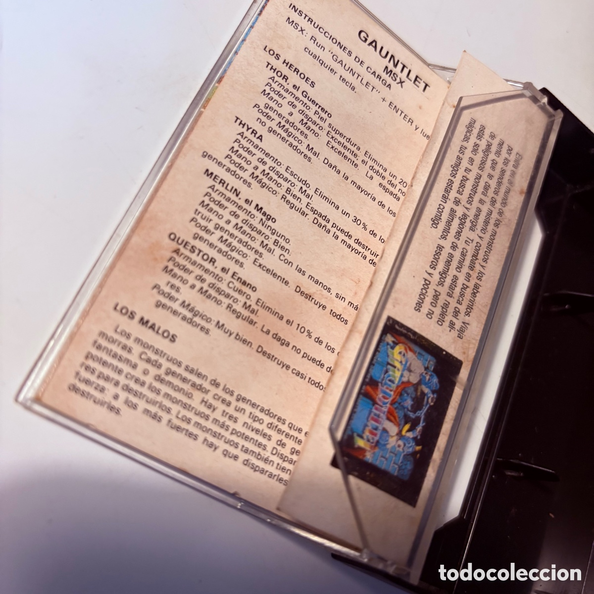 Videojuegos y consolas: juego de ordenador msx gauntlet - Foto 3