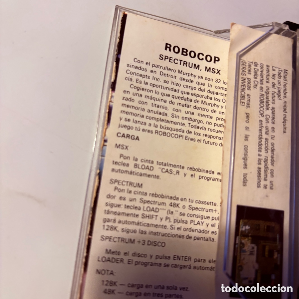 Videojuegos y consolas: juego de ordenador msx robocop - Foto 3