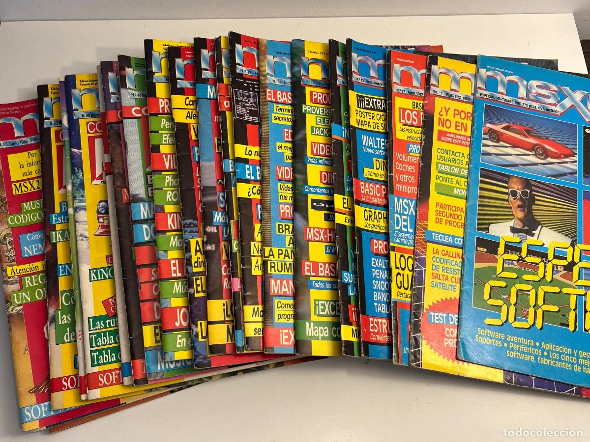 Videojuegos y Consolas: Lote 19 revistas MSX CLUB