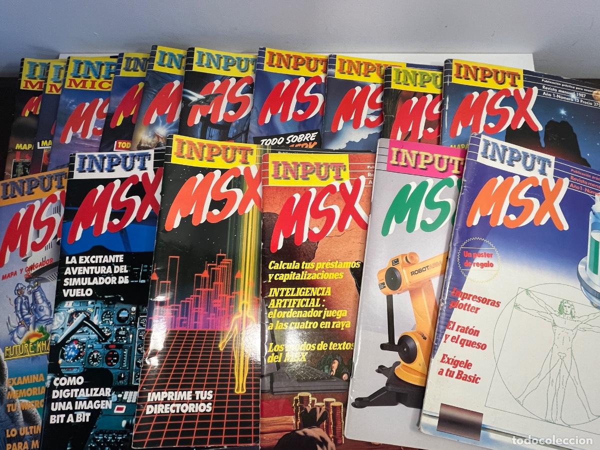 Videojuegos y Consolas: Lote 16 revistas INPUT MSX