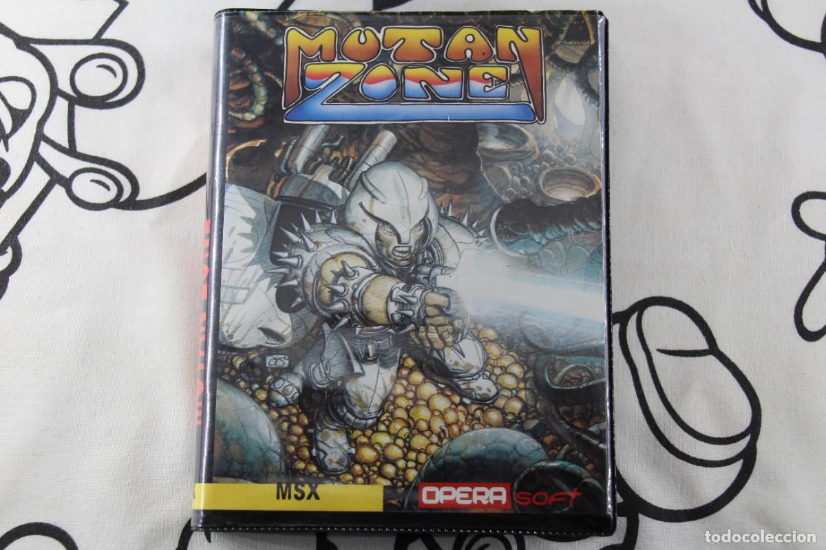 Videojuegos y consolas: MSX 64K DISQUETTE DISQUETE DISK MUTANT ZONE OPERA SOFT - Foto 1