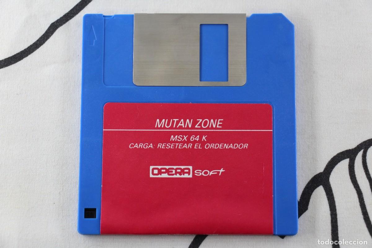 Videojuegos y consolas: MSX 64K DISQUETTE DISQUETE DISK MUTANT ZONE OPERA SOFT - Foto 5