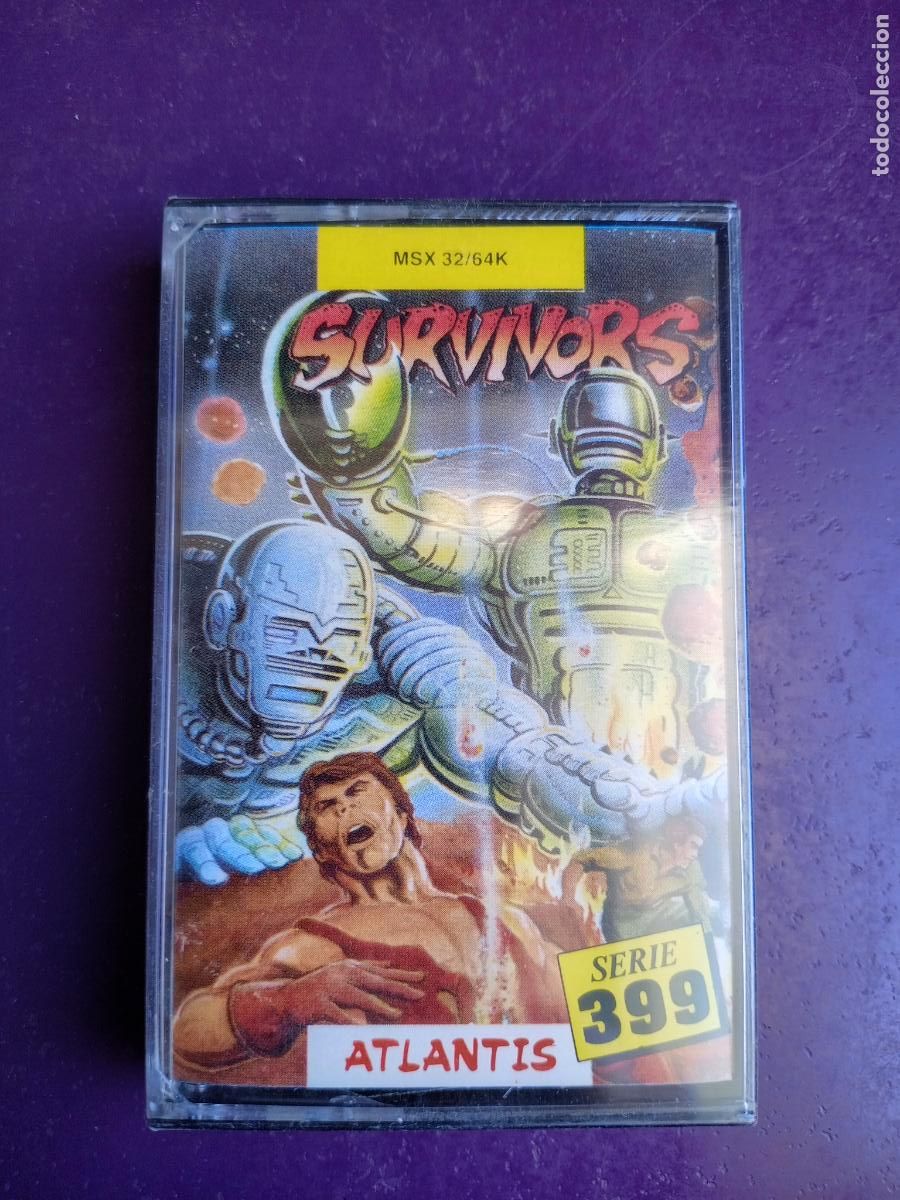 Videojuegos y Consolas: SURVIVORS - CASETE ATLANTIS MSX 32/ 64K - SERIE 399 - PRECINTADA - VIDEOJUEGO VINTAGE