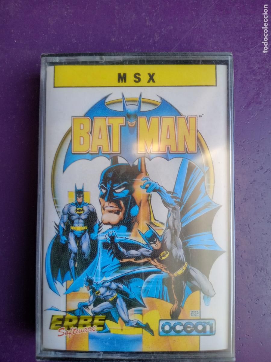Video Games and Consoles: BATMAN - CASETE ERBE OCEAN MSX - PRECINTADA - VIDEOJUEGO VINTAGE
