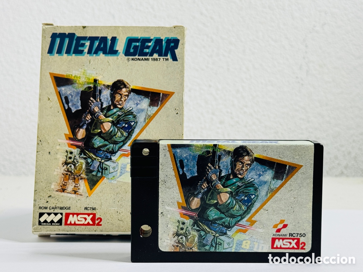 Videojuegos y Consolas: Metal Gear Sony MSX 2 Original Game 1987 Caja y Manual en castellano