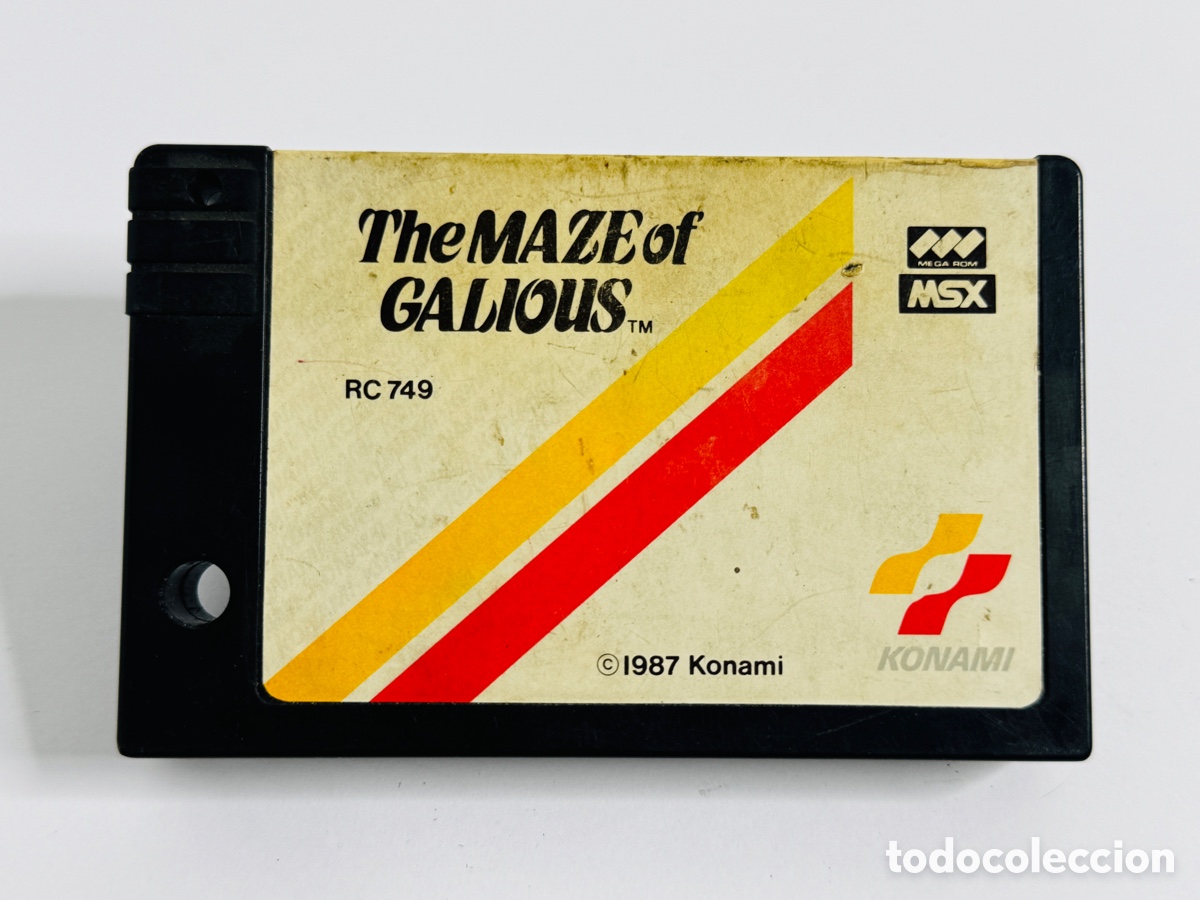 Videojogos e Consolas: The Maze Of Galious, MSX KONAMI Games RC 749