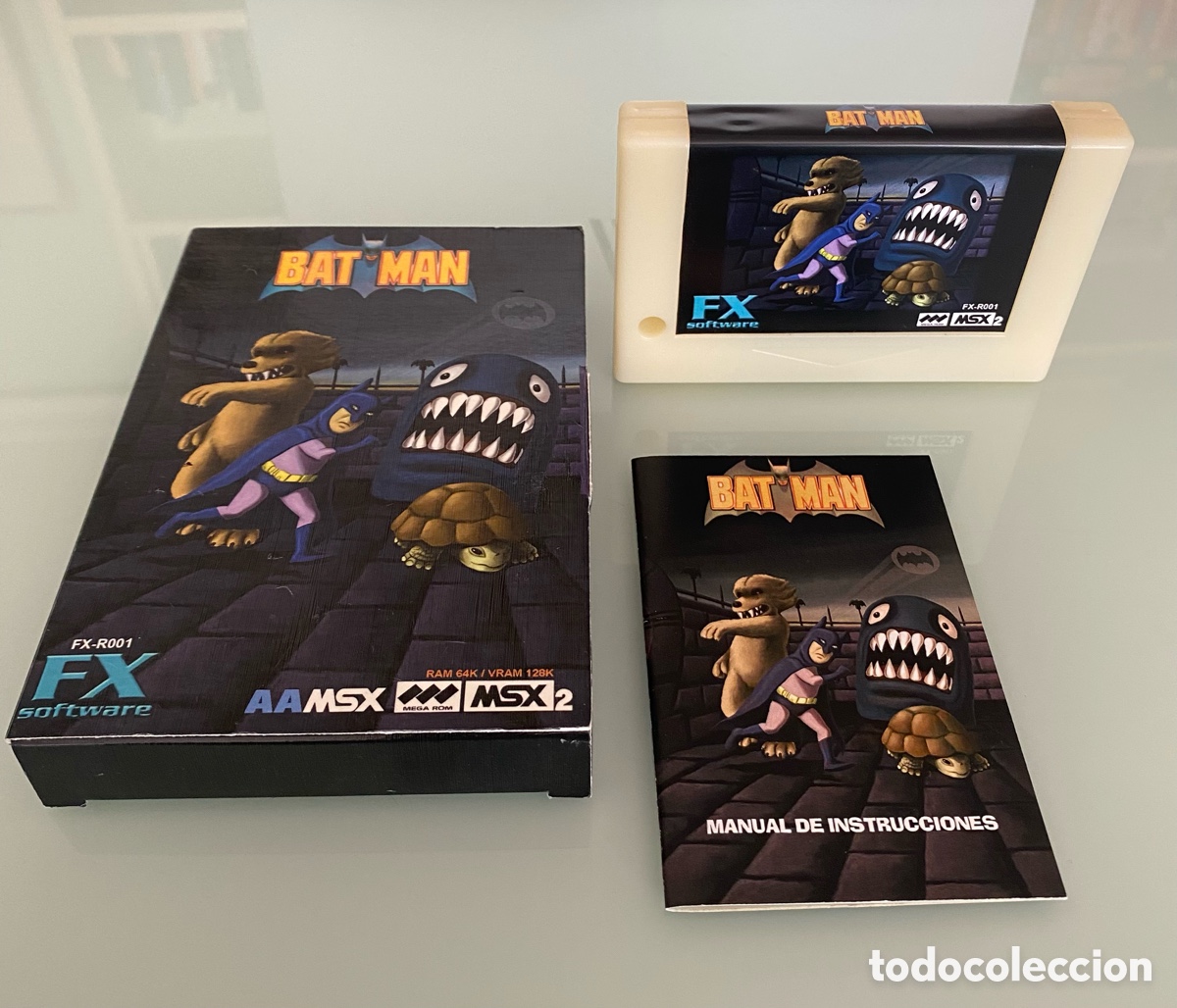 Videospiele und Konsolen: MSX 2 - Bat Man Remake for MSX2 - FX Software [Batman ~ Jon Ritman] AAMSX 2014 FM MEGA ROM Bat-Man