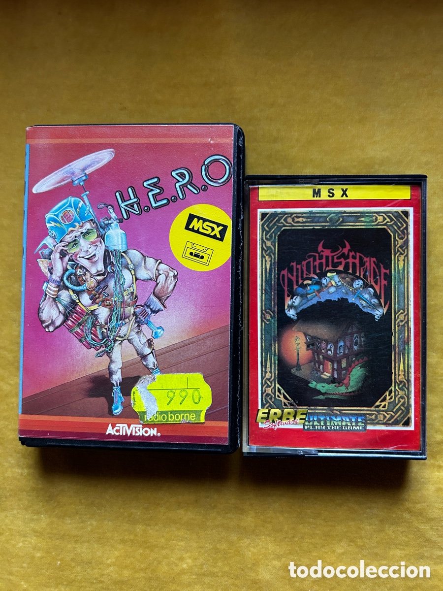 Videojuegos y consolas: Msx Hero + NightShade - Foto 1