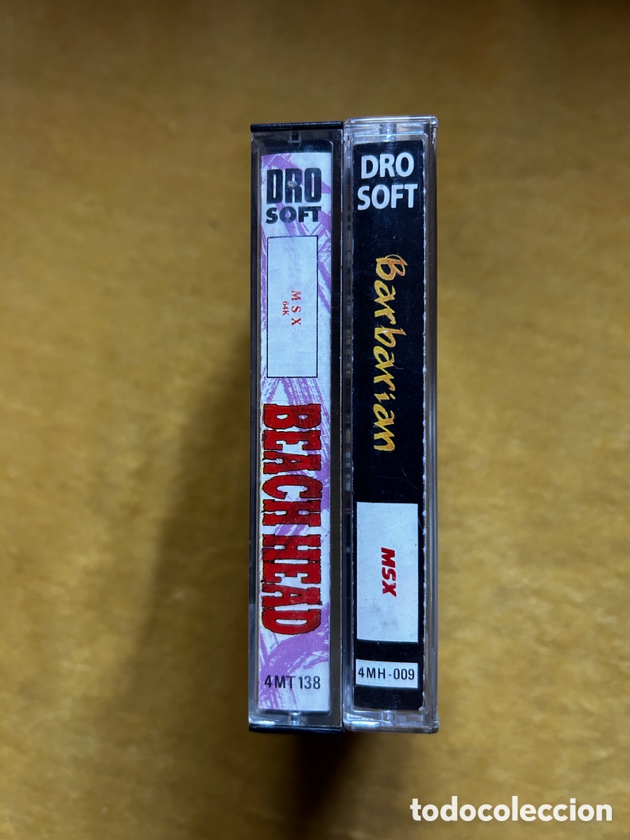 Videojuegos y consolas: Msx Beach Head + Barbar&iacute;an - Foto 3