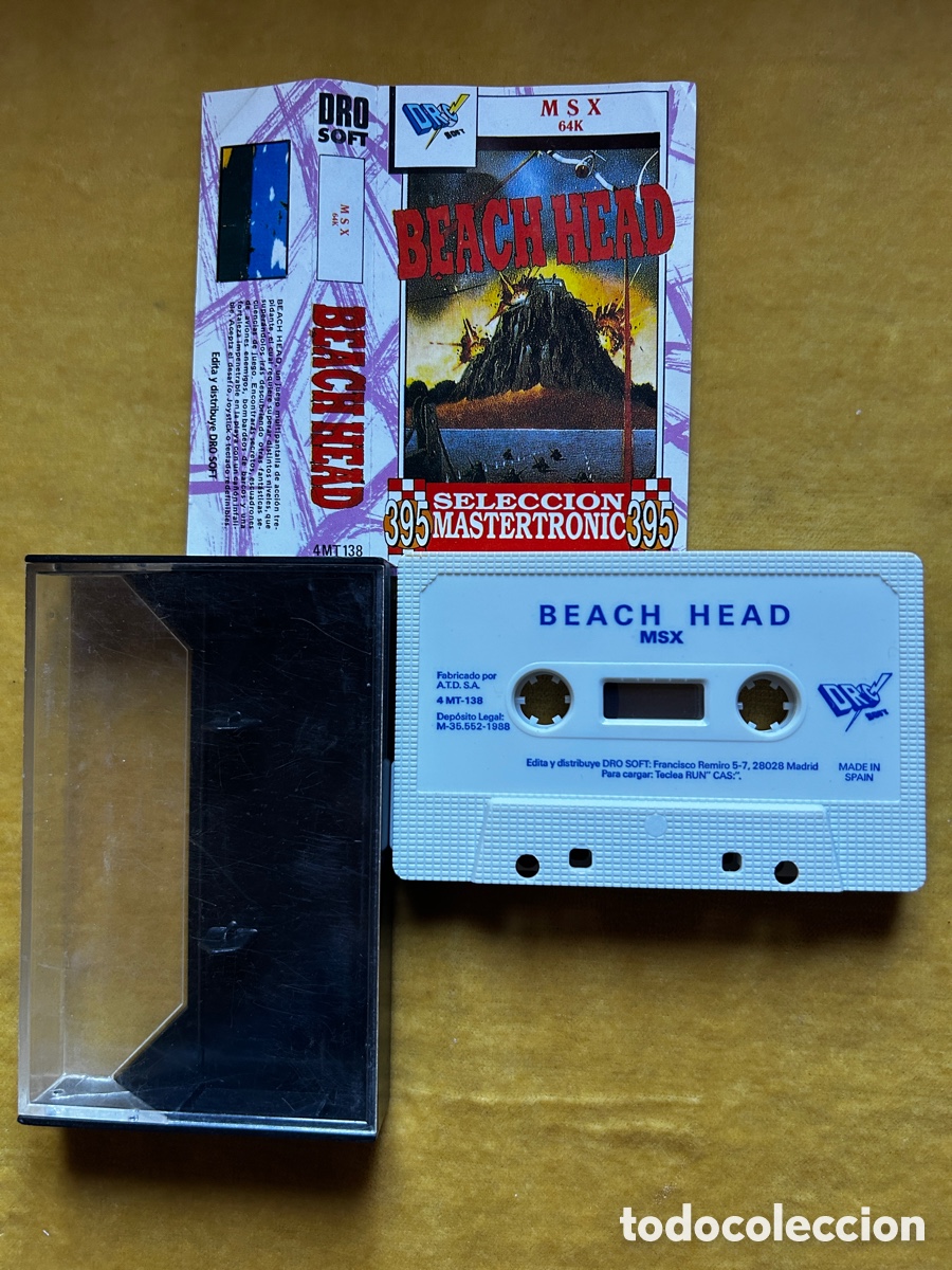 Videojuegos y consolas: Msx Beach Head + Barbar&iacute;an - Foto 4
