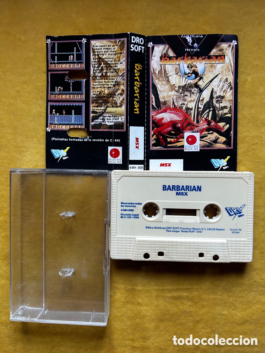Videojuegos y consolas: Msx Beach Head + Barbar&iacute;an - Foto 5