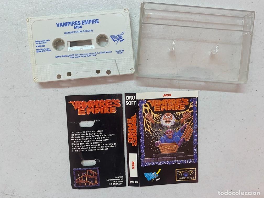 Videojuegos y consolas: VAMPIRES EMPIRE - VIDEOJUEGO MSX - Foto 3