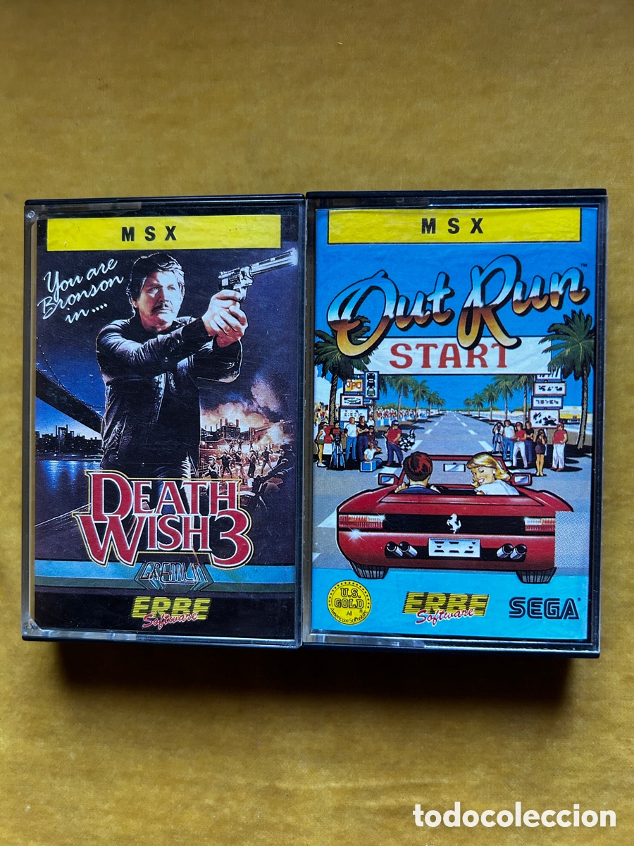 Videojuegos y Consolas: Msx Death Wish3 + Out Run
