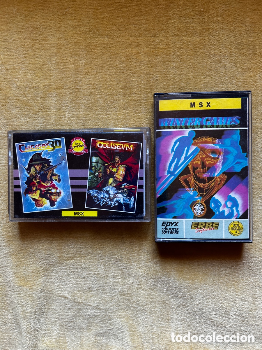 Videojuegos y Consolas: Msx Chicago&rsquo;s 30/Colisevm + WinterGames