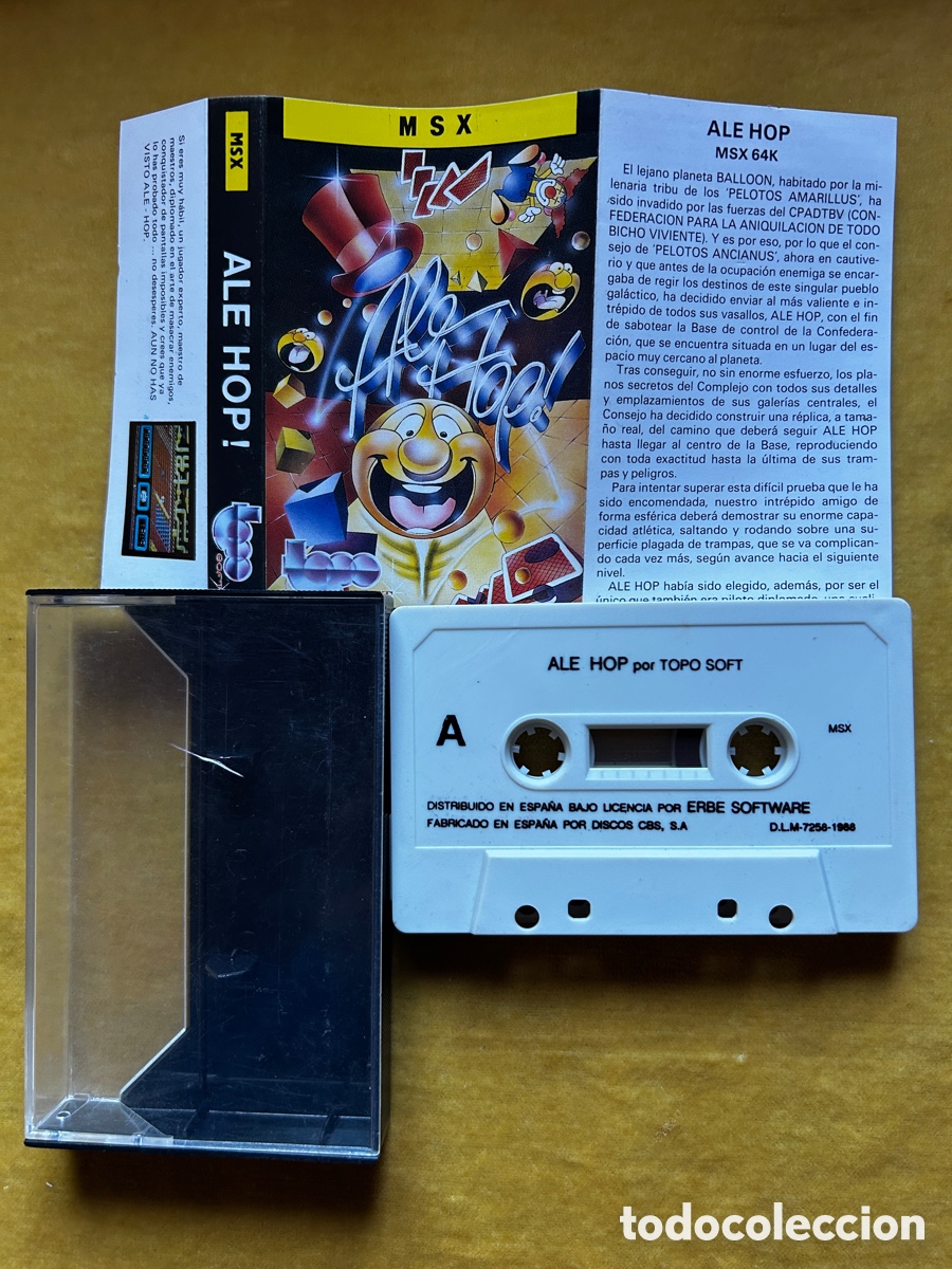 Videojuegos y consolas: Msx Ale Hop ! + Spirits - Foto 4