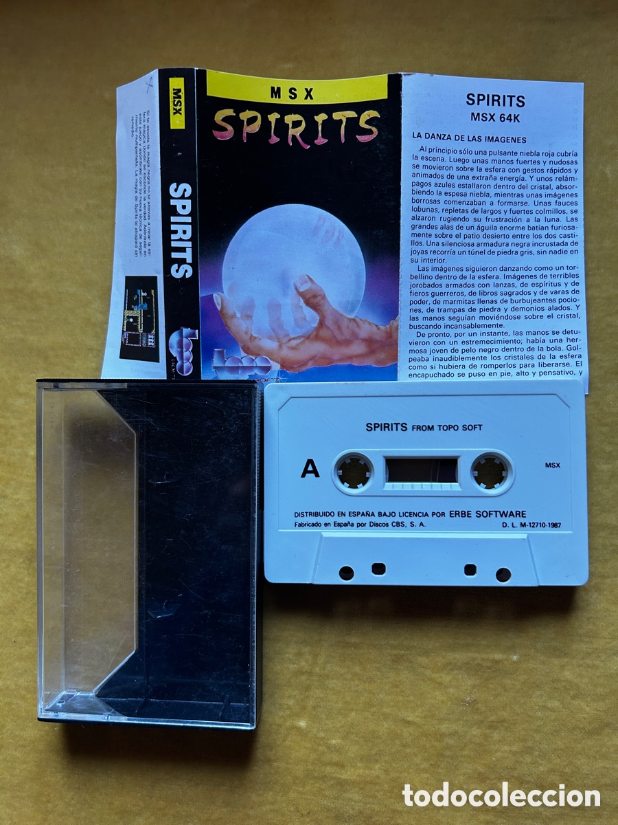 Videojuegos y consolas: Msx Ale Hop ! + Spirits - Foto 5