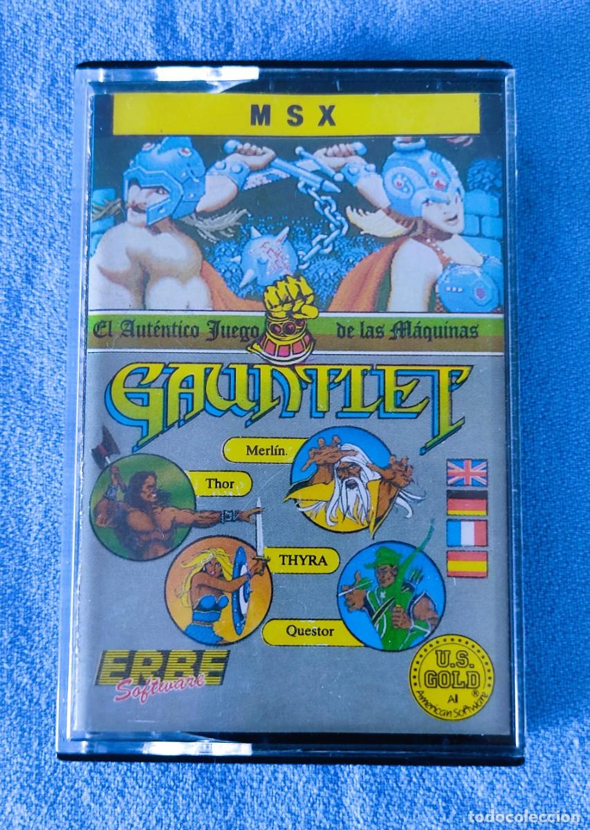 Videojuegos y Consolas: JUEGO MSX GAUNTLET FROM THE DEEPER DUNGEONS DE ERBE