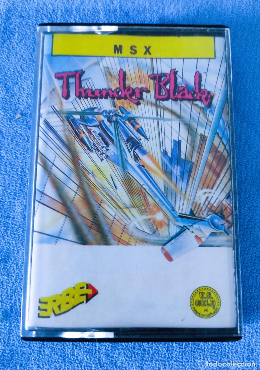 Videojuegos y Consolas: JUEGO MSX THUNDER BLADE THUDERBLADE DE ERBE