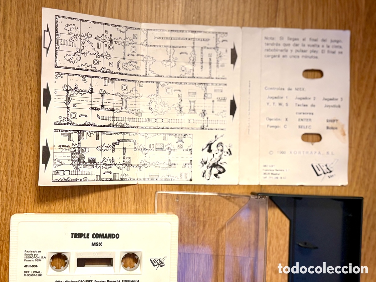 Videojuegos y consolas: Juego Triple Comando MSX - Dro Soft (1988) - Edici&oacute;n Espa&ntilde;ola Completa - Foto 4