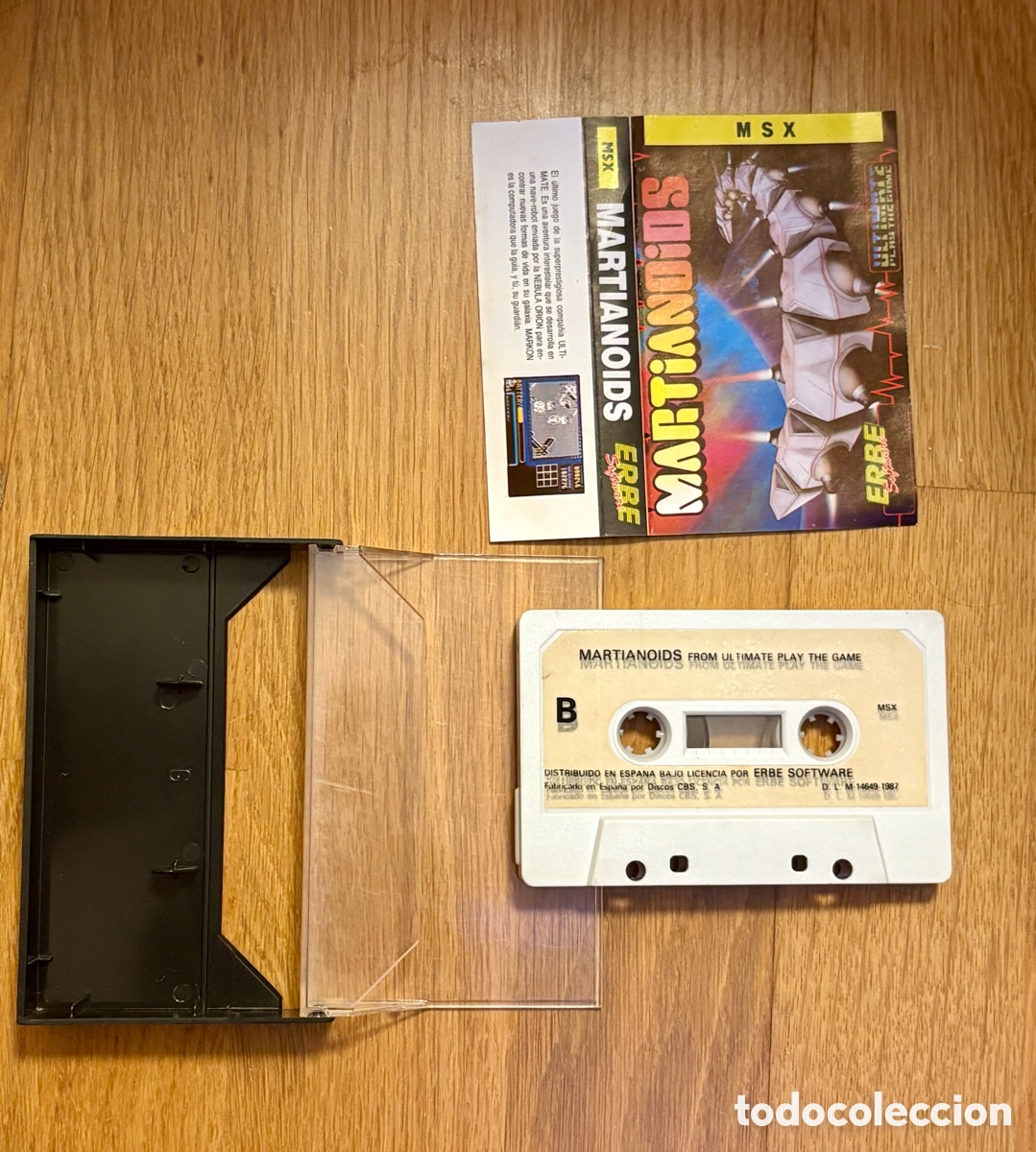 Videojuegos y Consolas: Martianoids MSX - Ultimate Play The Game / Erbe Software (1987) - Edici&oacute;n Espa&ntilde;ola en Cassette