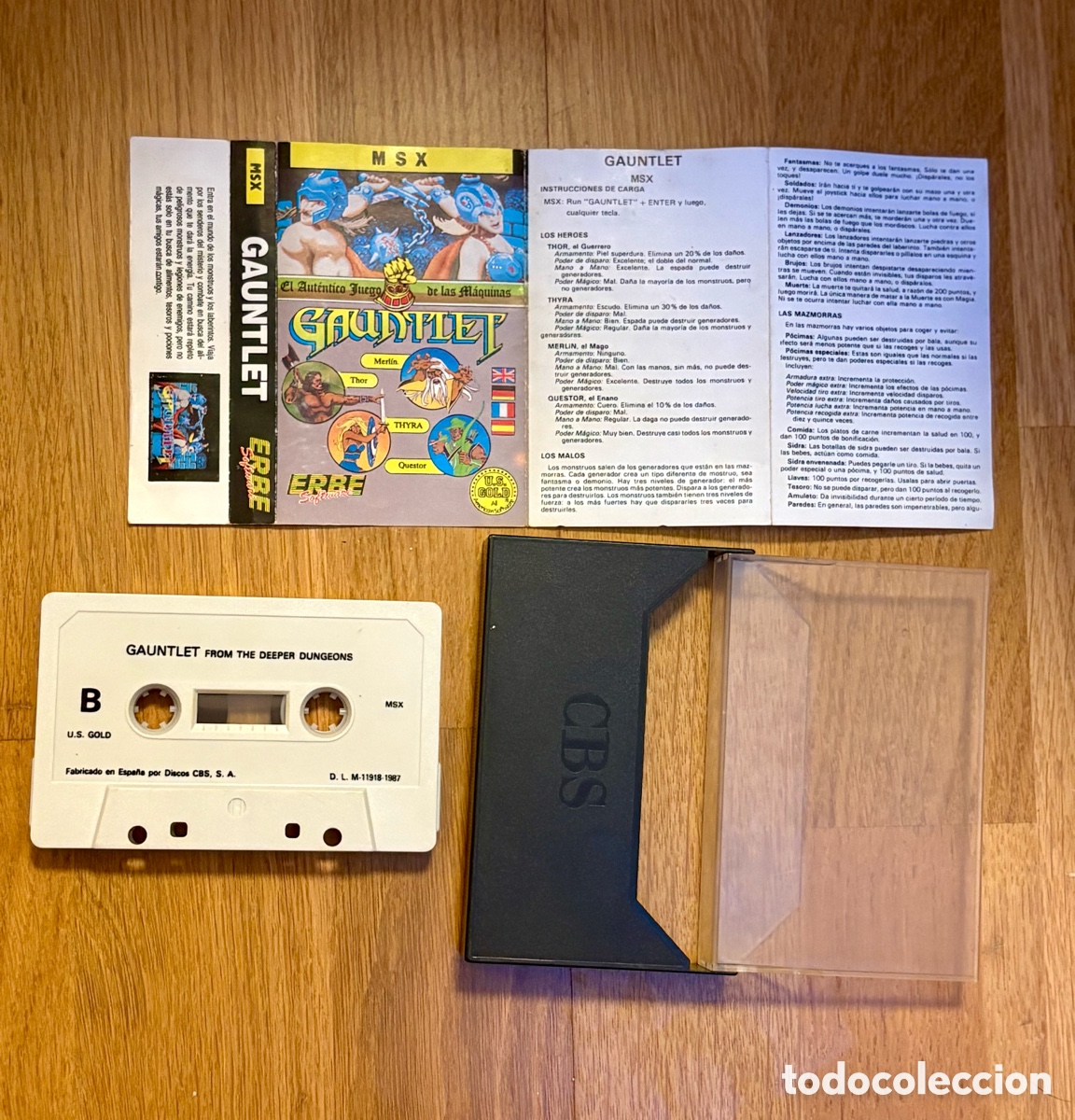 Videojuegos y Consolas: MSX Gauntlet (incluye expansi&oacute;n &rdquo;From The Deeper Dungeons&rdquo;) &ndash; Edici&oacute;n en Casete ORIGINAL