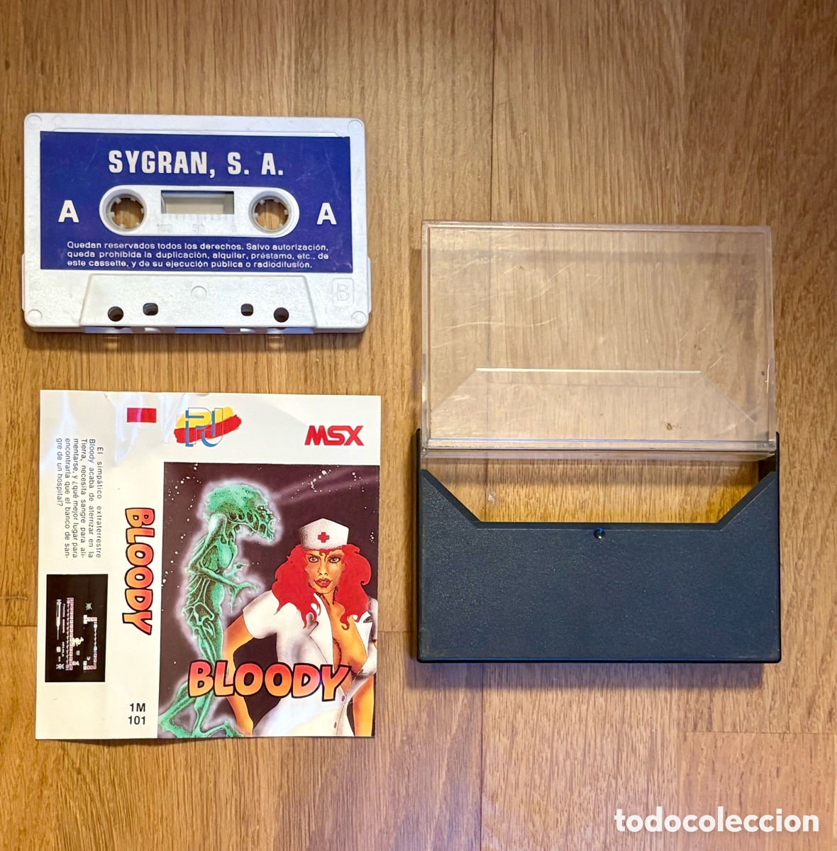 Videojuegos y Consolas: Juego MSX - Bloody (Ediciones Sygran / PJ Soft, 1987) - Cassette Retro