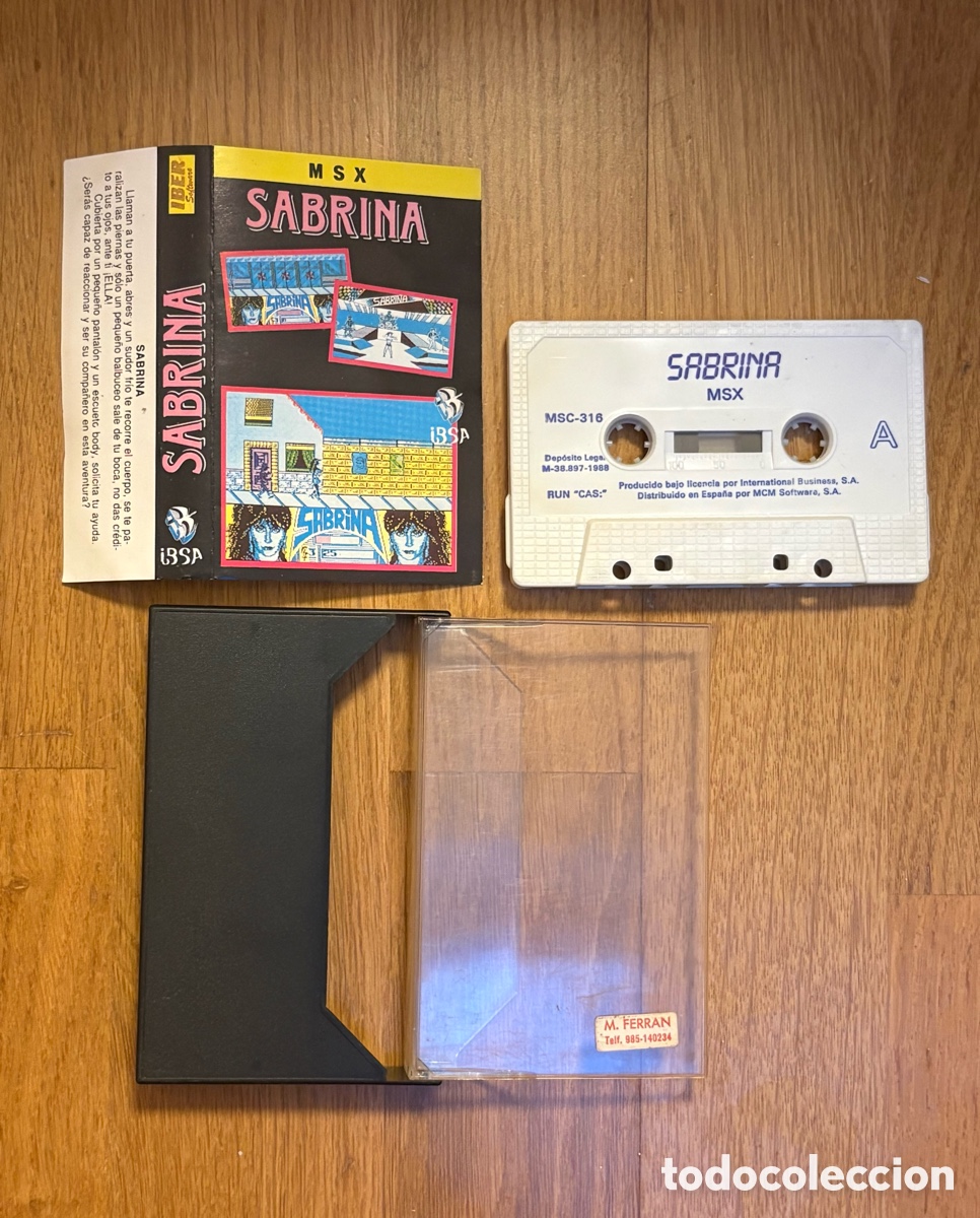 Videojuegos y Consolas: Sabrina MSX (1988) - Iber Soft / MCM - Videojuego Retro en Casete (Edici&oacute;n Espa&ntilde;ola)