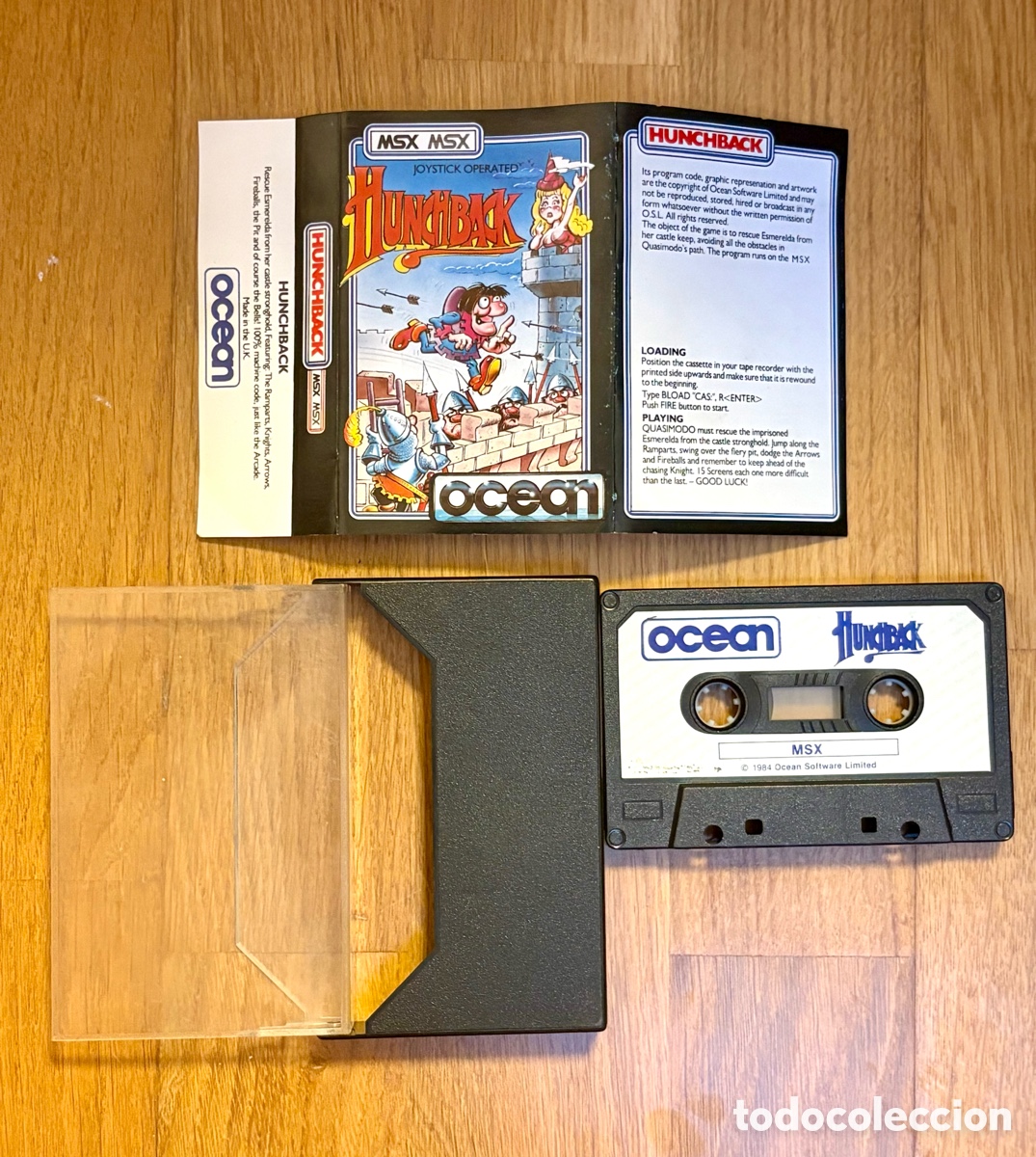 Videojuegos y Consolas: Juego MSX Hunchback (Ocean, 1984) - Formato Cassette Original
