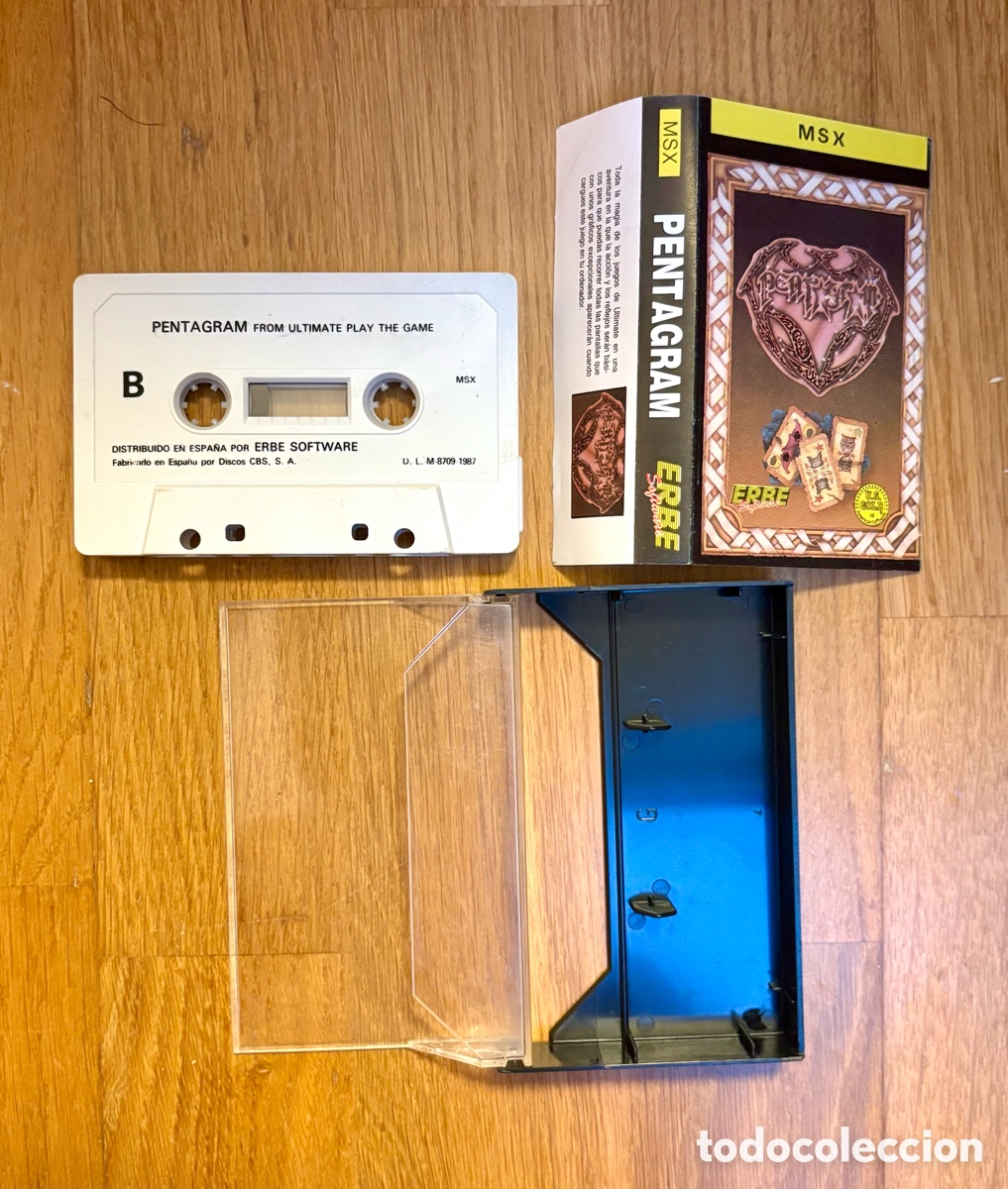 Videojuegos y Consolas: Pentagram MSX (1987) - Edici&oacute;n Espa&ntilde;ola Erbe Software / Ultimate (Cassette)