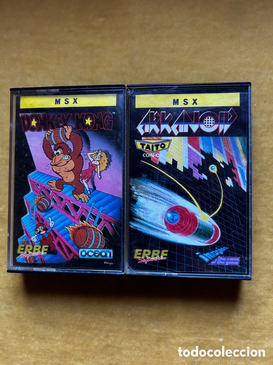 Videojuegos y Consolas: Msx Donkey Kong + Arkanoid