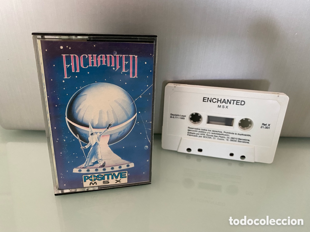 Videojuegos y Consolas: MSX - Enchanted (Positive 1989) Pinball [Product code X 21001] Software Espa&ntilde;ol - Tested OK