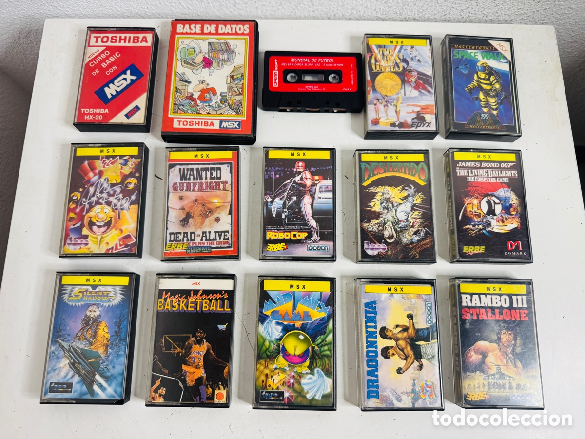Videojuegos y Consolas: Lote Juegos Cassette MSX