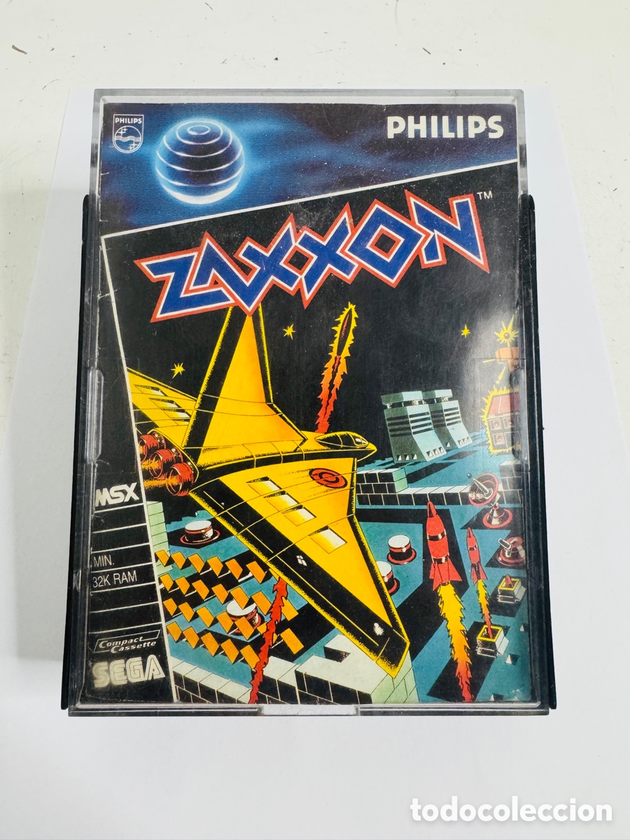 Videojuegos y consolas: Zaxxon Sega MSX Cassette Computer - Foto 2