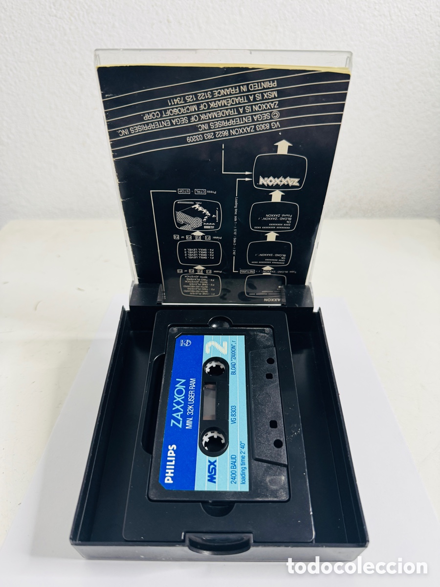 Videojuegos y consolas: Zaxxon Sega MSX Cassette Computer - Foto 5