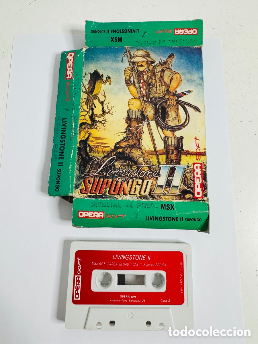 Videojuegos y Consolas: Livingstone Supongo II para MSX fue publicado por Opera Soft.