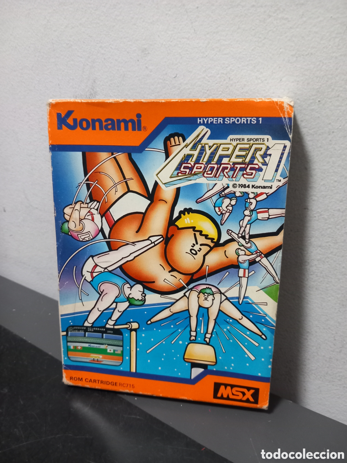 Videospiele und Konsolen: ANTIGUO JUEGO MSX KONAMI HYPER SPORTS 1 ORIGINAL EN CAJA A&Ntilde;O 1984