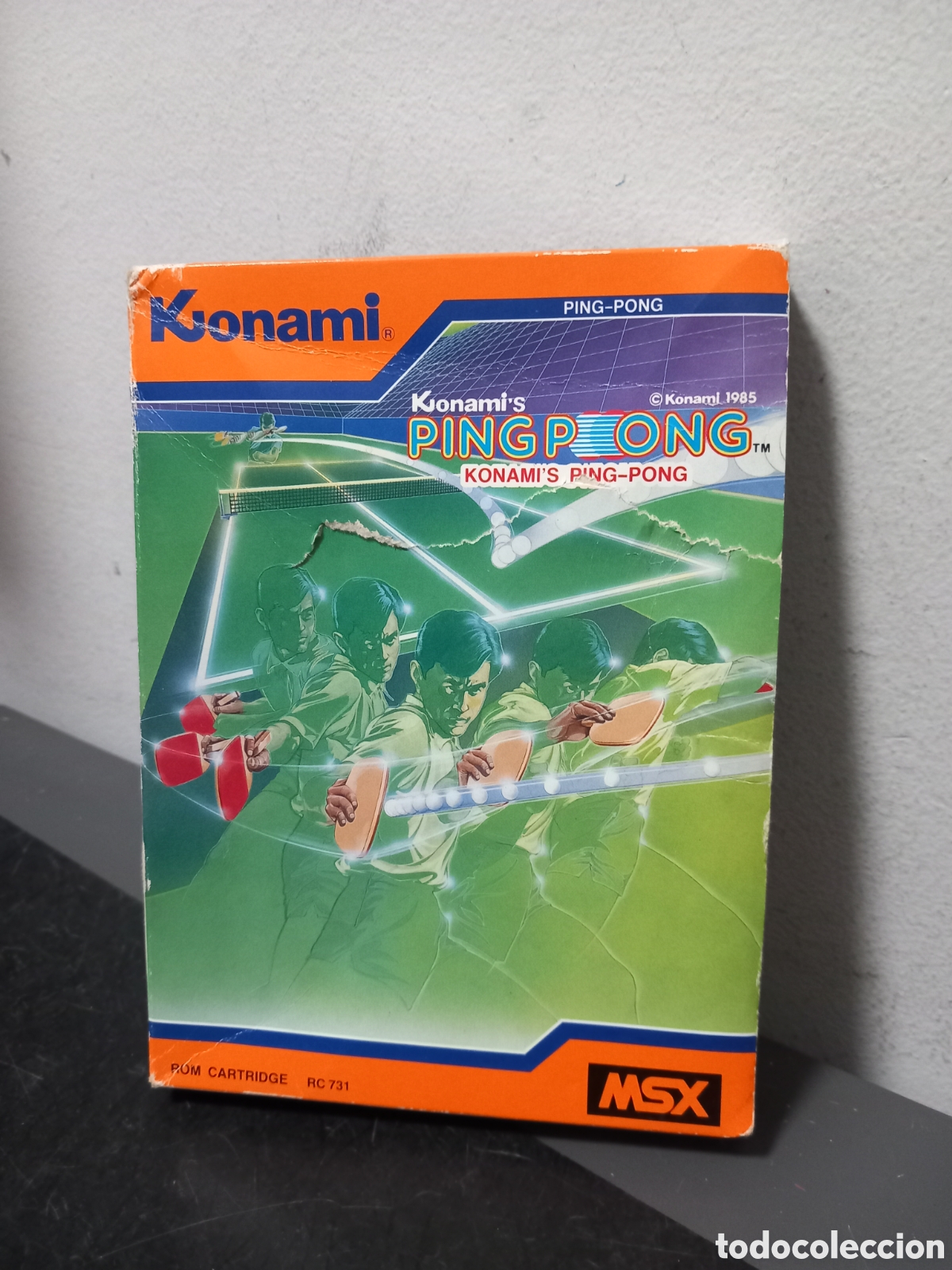 Videospiele und Konsolen: ANTIGUO JUEGO MSX KONAMI PING PONG EN CAJA ORIGINAL