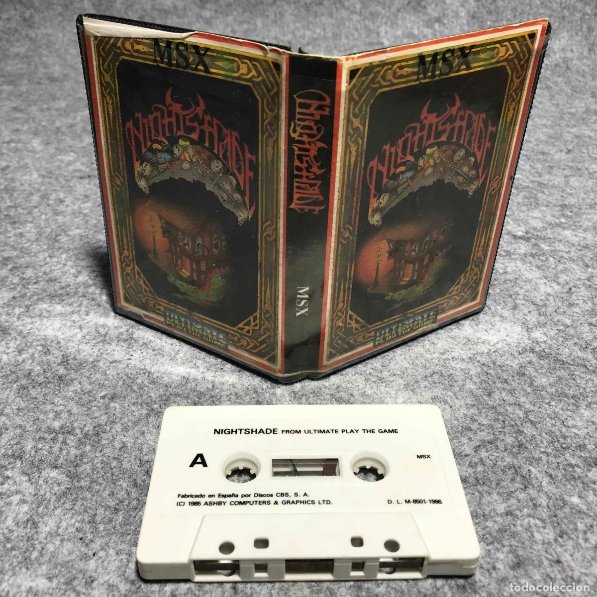 Jeux Vid&eacute;o et Consoles: NIGHTSHADE MSX CASSETTE