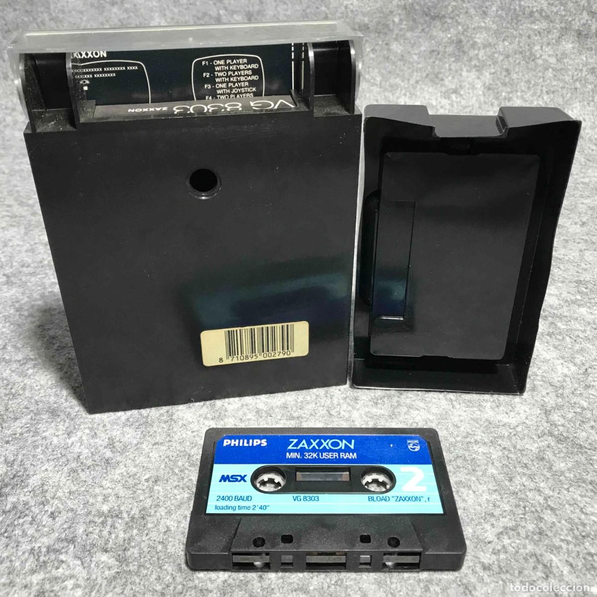 Videojuegos y consolas: ZAXXON MSX CASSETTE CINTA - Foto 2