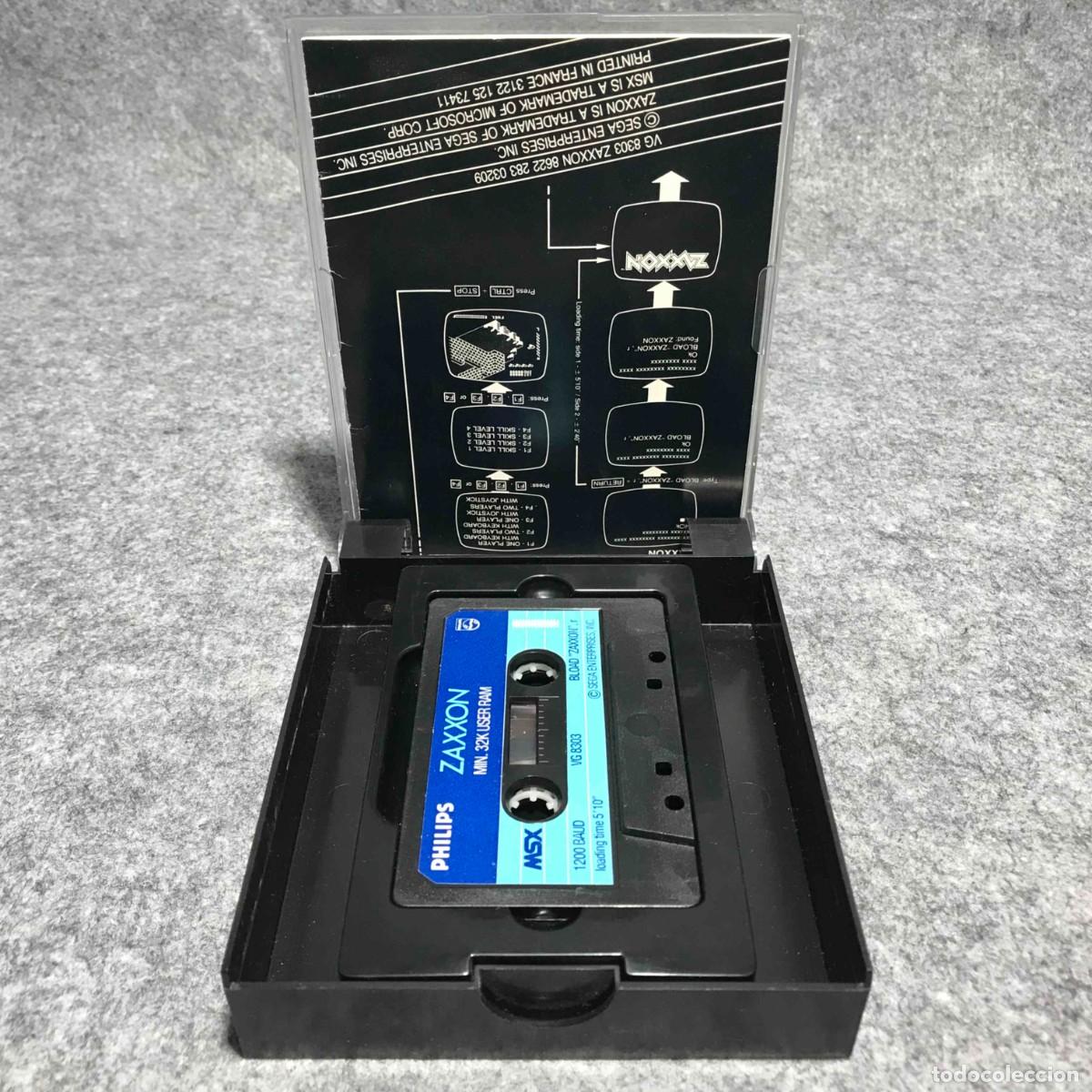 Videojuegos y consolas: ZAXXON MSX CASSETTE CINTA - Foto 3