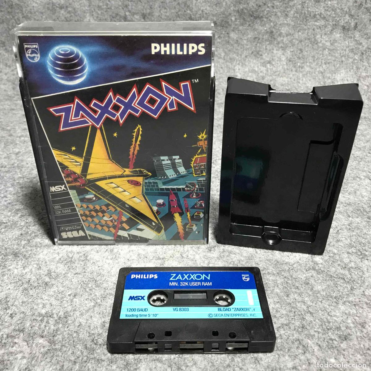 Videojuegos y consolas: ZAXXON MSX CASSETTE CINTA - Foto 1