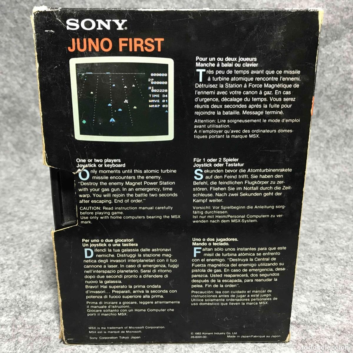 Videojuegos y consolas: JUNO FIRST MSX CARTUCHO - Foto 4