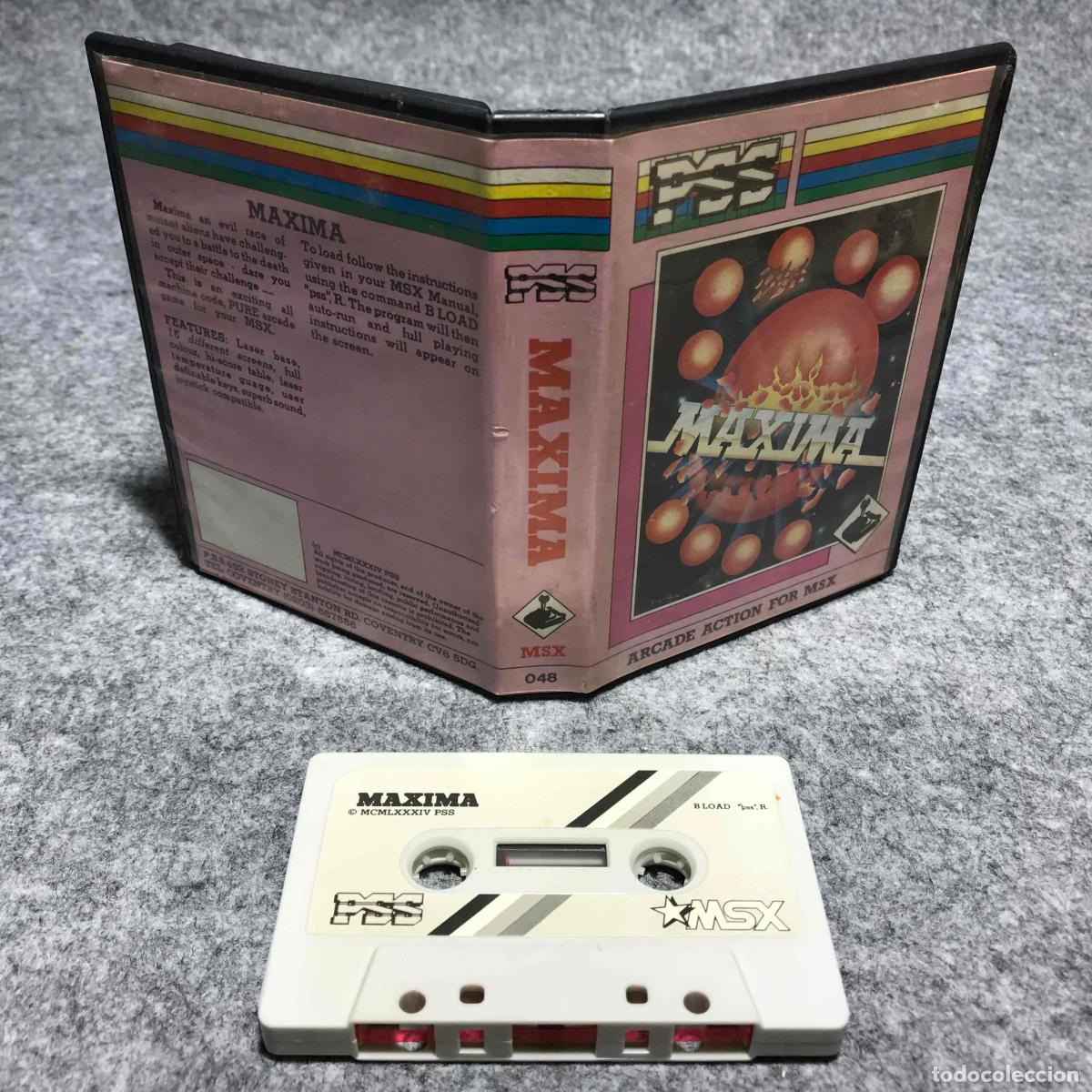 Videospiele und Konsolen: MAXIMA MSX CASSETTE CINTA