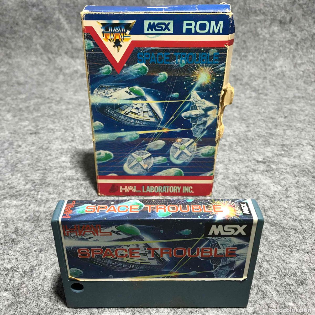 Videospiele und Konsolen: SPACE TROUBLE MSX CARTUCHO