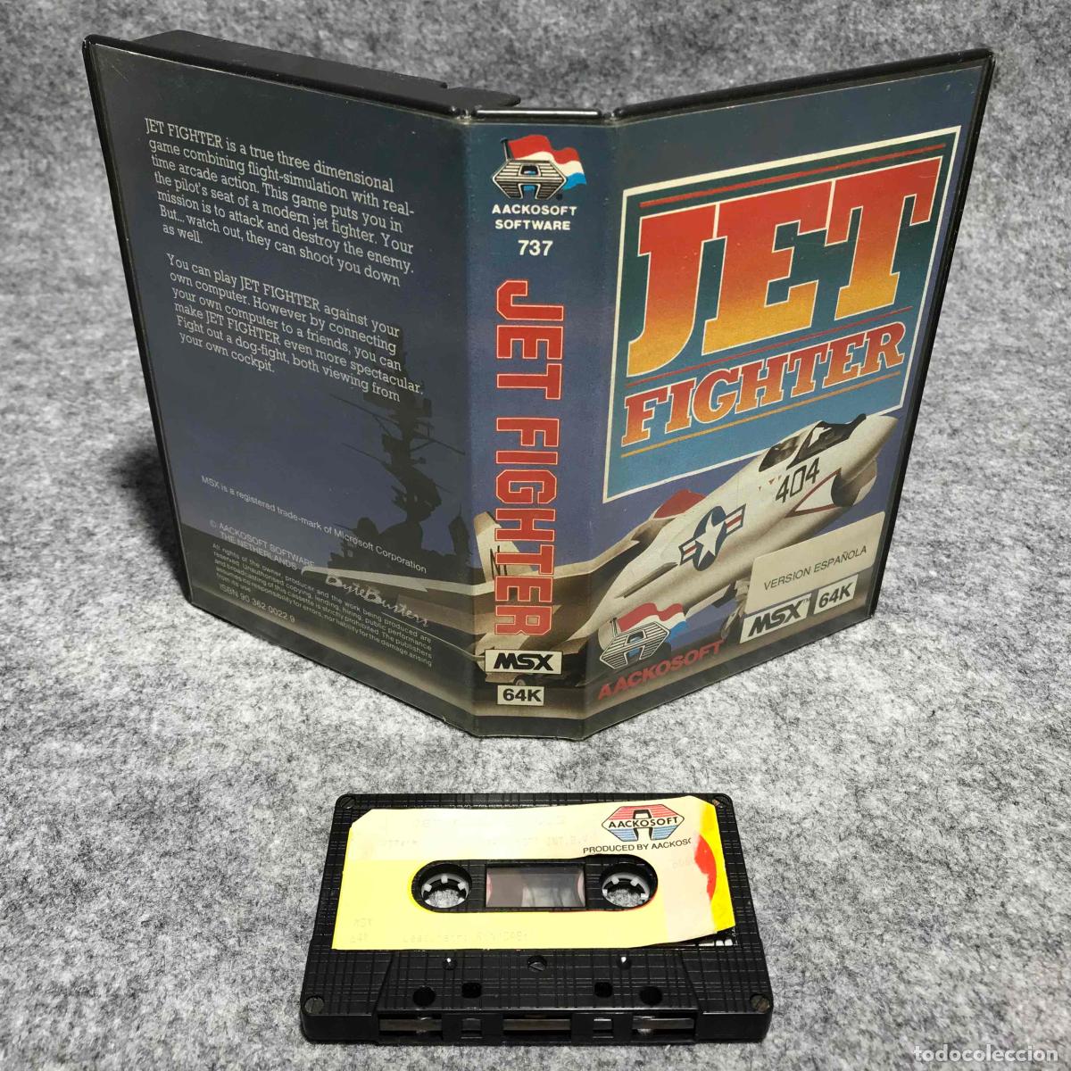 Videojuegos y consolas: JET FIGHTER MSX ACKOSOFT - Foto 1