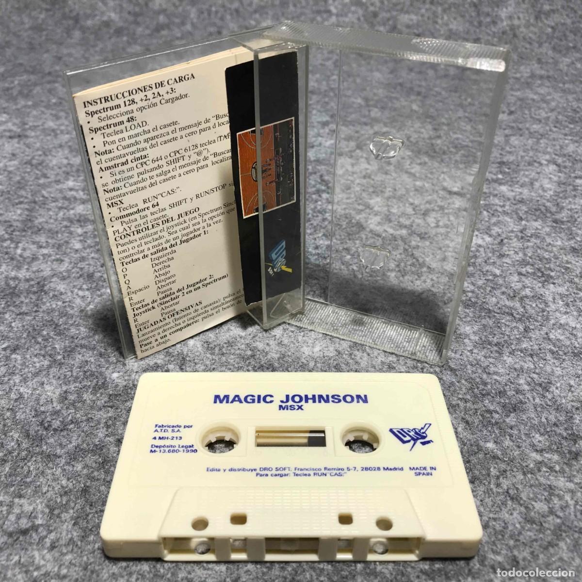 Videojuegos y consolas: MAGIC JOHNSON BASKETBALL MSX - Foto 2