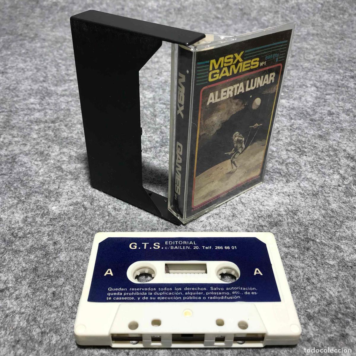 Videojuegos y consolas: ALERTA LUNAR MSX CASSETTE - Foto 1
